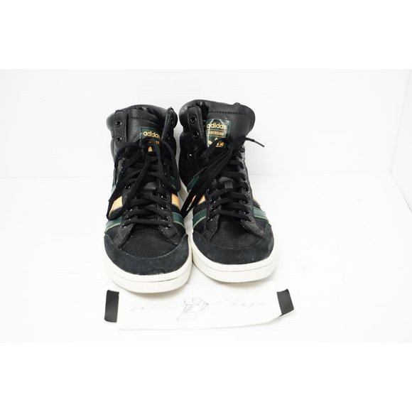 Adidas Americana High 'Black Collegiate Green' - Men's 8 - Picture 3 of 8